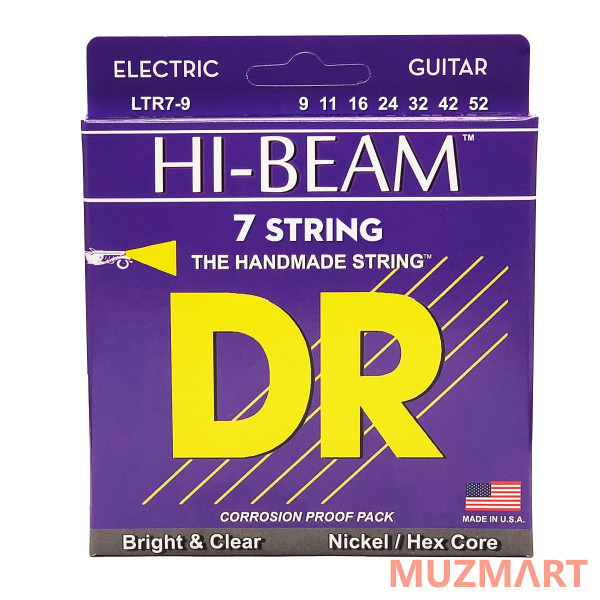 DR LTR7-9 Струны для 7-струнной электрогитары