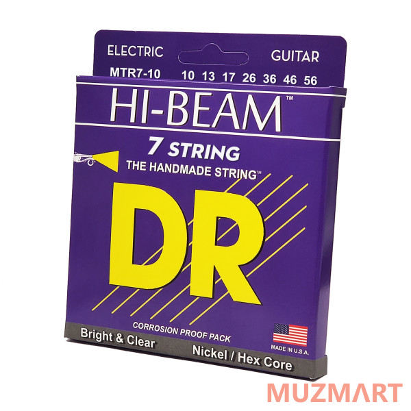 DR MTR7-10 Струны для 7-струнной электрогитары