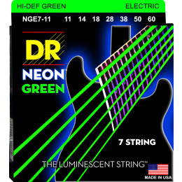 DR NGE7-11 HIGH-DEF NEON Струны для 7-струнной электрогитары