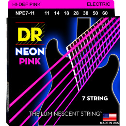 DR NPE7-11 HIGH-DEF NEON Струны для 7-струнной электрогитары