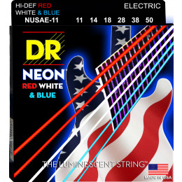 DR NUSAE-11 HIGH-DEF NEON Струны для электрогитары