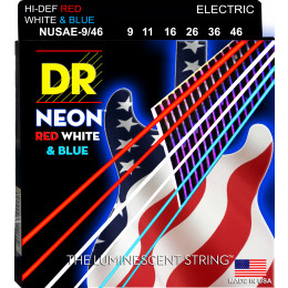 DR NUSAE-9/46 HIGH-DEF NEON Струны для электрогитары