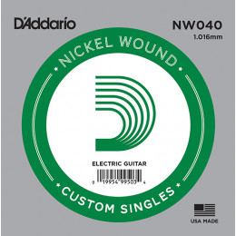 D'Addario NW040 Одиночная струна для электрогитары