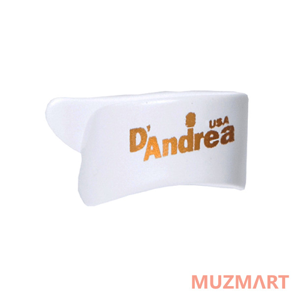 D'Andrea R6371 MD WHT Медиатор коготь на большой палец, средний, 6 шт