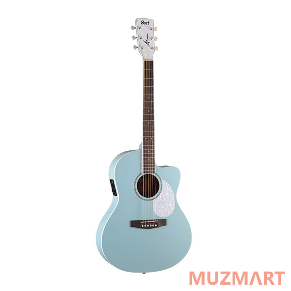 Cort Jade-Classic-SKOP Jade Series Электро-акустическая гитара, голубая