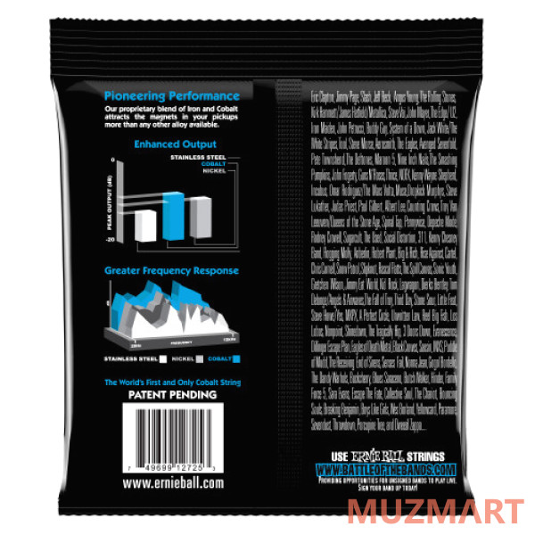 Ernie Ball 2725 Струны для электрогитары