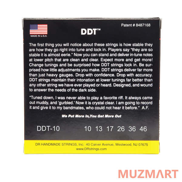 DR DDT-10 Струны для электрогитары