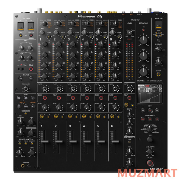 Pioneer DJM-V10-LF Профессиональный 6-канальный DJ-микшер