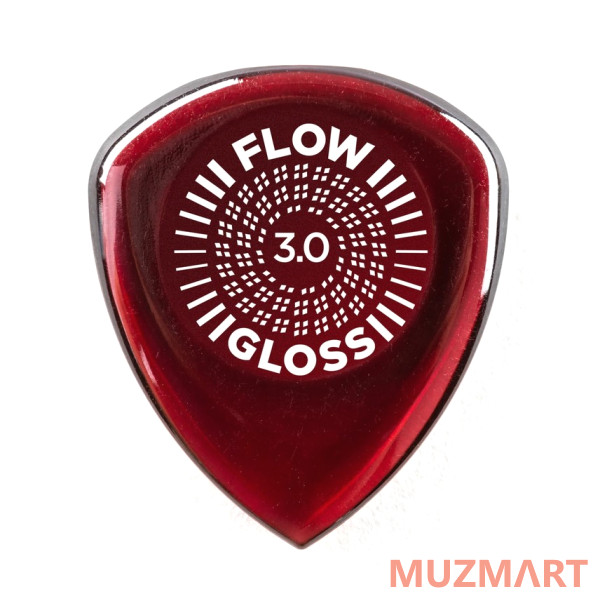 Dunlop 550R3.0 Flow Gloss Медиаторы 12шт, толщина 3мм