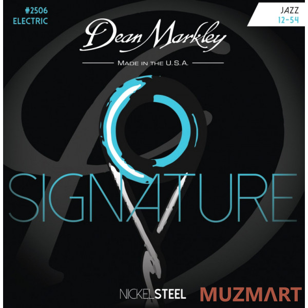 Dean Markley DM2506 Signature Jazz Комплект струн для электрогитары, никелированные, 12-54