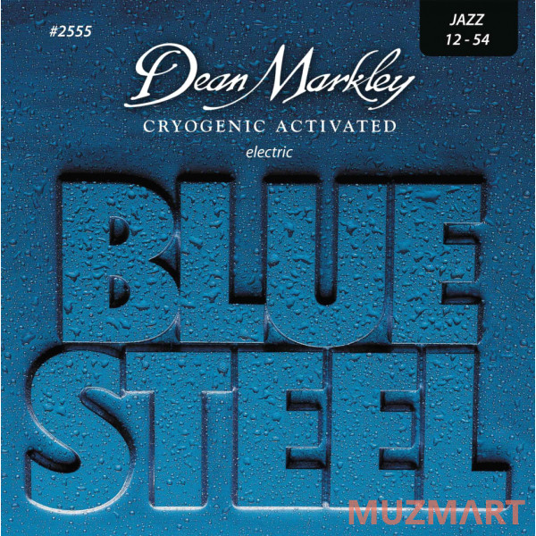 Dean Markley DM2555 Blue Steel Комплект струн для электрогитары, никелированные, 12-54