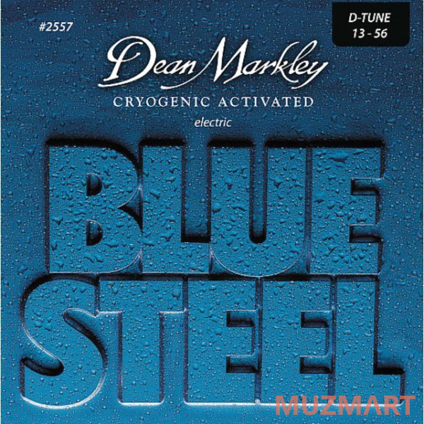 Dean Markley DM2557 Blue Steel Комплект струн для электрогитары, никелированные, 13-56