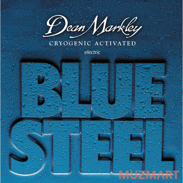 Dean Markley DM2552A Blue Steel Комплект струн для 7-струнной электрогитары, никелированные, 9-54