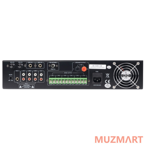 LAudio LAM6060UT Усилитель мощности трансляционный, 60Вт