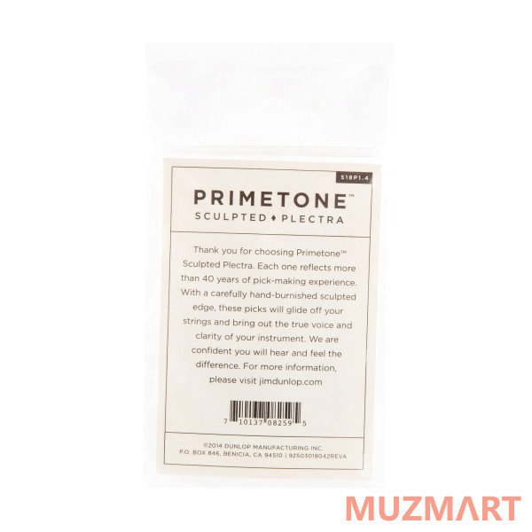 Dunlop 518P140 Primetone Jazz III 3Pack Медиаторы, 3 шт