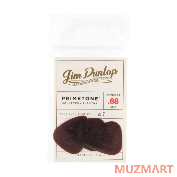 Dunlop 510P088 Primetone Standard Grip 3Pack Медиаторы, 3 шт