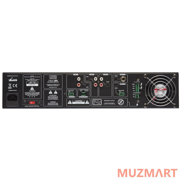 Cloud Electronics VMA120 Микшер-усилитель, 1 х 120 Вт, 2U