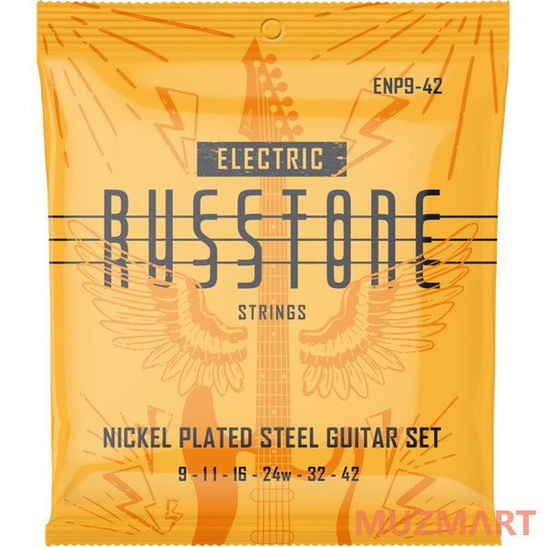 Russtone ENP9-42 струны для электрогитары Nickel Plated