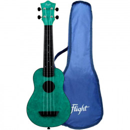 Flight TUS-65 EMERALD Укулеле Travel, сопрано