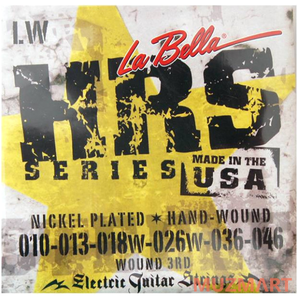 La Bella HRS-LW Струны для электрогитары 10-46