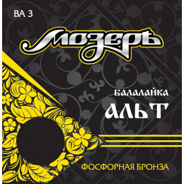 Мозеръ BA3 Комплект струн для балалайки альт