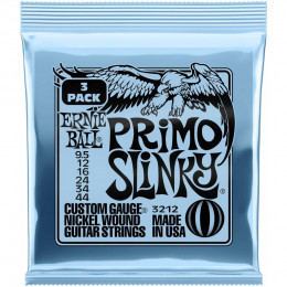 Ernie Ball 3212 Nickel Slinky Primo 3 Pack 9.5-44 Струны для электрогитары, 3 комплекта