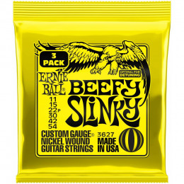 Ernie Ball 3627 Nickel Slinky Beefy 3 Pack 11-54 Струны для электрогитары, 3 комплекта
