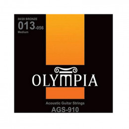 Olympia AGS 910 Acoustic 80/20 Bronze Струны для акустической гитары 13-56