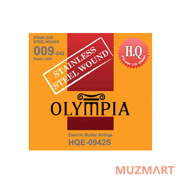 Olympia HQE 0942S Струны для электрогитары 9-42