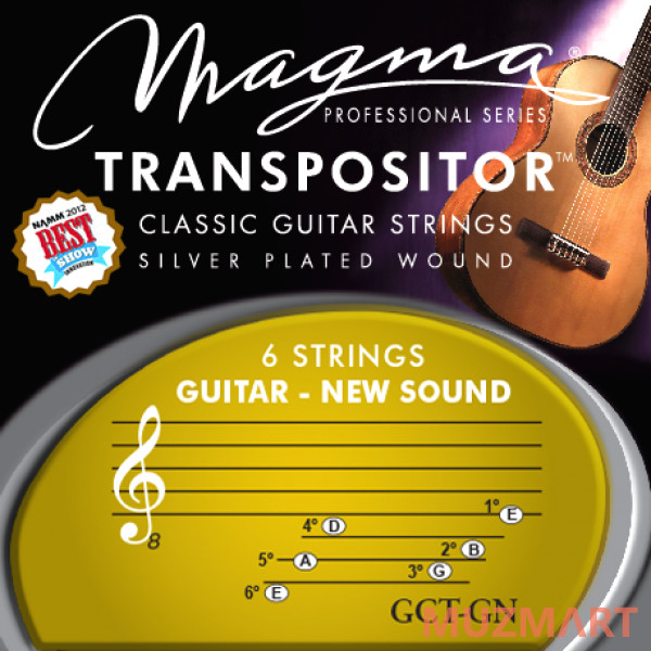 Magma Strings GCT-GN Струны для классической гитары 1E 2A 3D 4G 5B 6E нестандартный строй