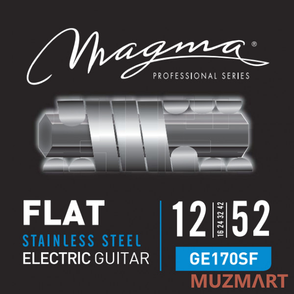 Magma Strings GE170SF Струны с плоской обмоткой для электрогитары 12-52