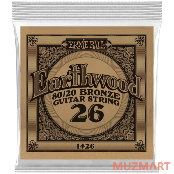 Ernie Ball 1426 Одиночная струна для электрогитары