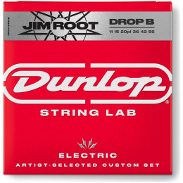 Dunlop JIM ROOT EL NKL 11/56 (DROP B)-6/SET Струны для электрогитары