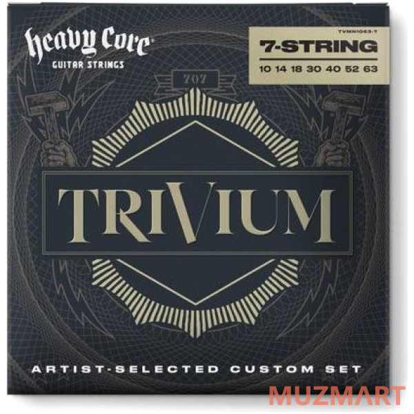 Dunlop TRIVIUM EL NKL 10/63-7/SET Струны для электрогитары