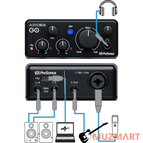 PreSonus AudioBox GO Аудио интерфейс