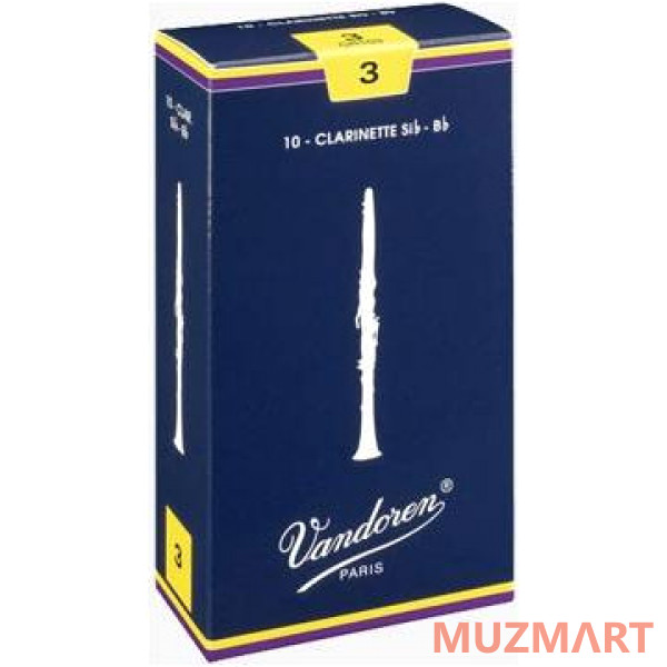 Vandoren CR103 Трости для кларнета, модель SIB, №3