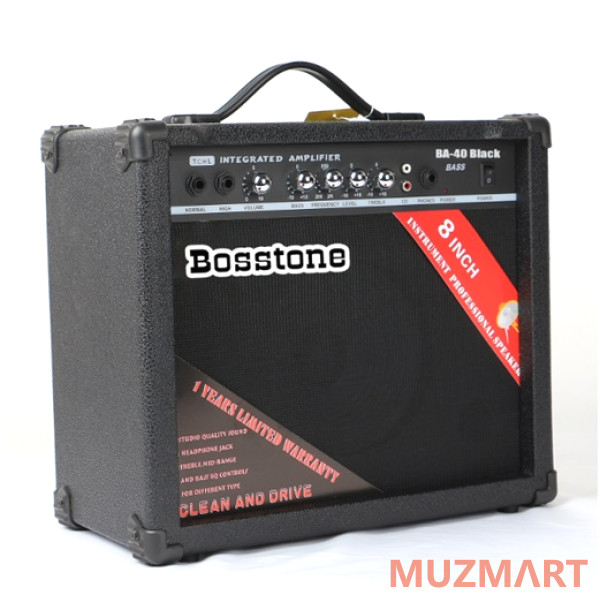 Bosstone BA-40W Black Комбоусилитель для бас гитары