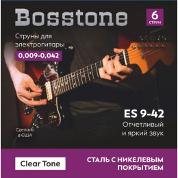Bosstone Clear Tone ES 9-42 Струны для электрогитары