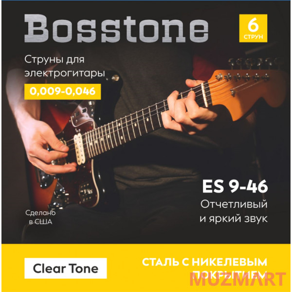 Bosstone Clear Tone ES 9-46 Струны для электрогитары