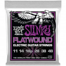 Ernie Ball 2590 Slinky Flatwound Power 11-48 Струны для электрогитары 11-48