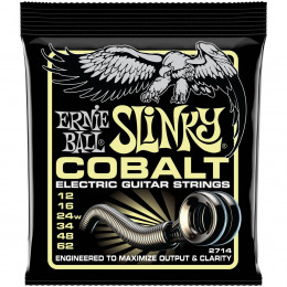 Ernie Ball 2714 Cobalt Slinky Mammoth 12-62 Струны для электрогитары 12-62
