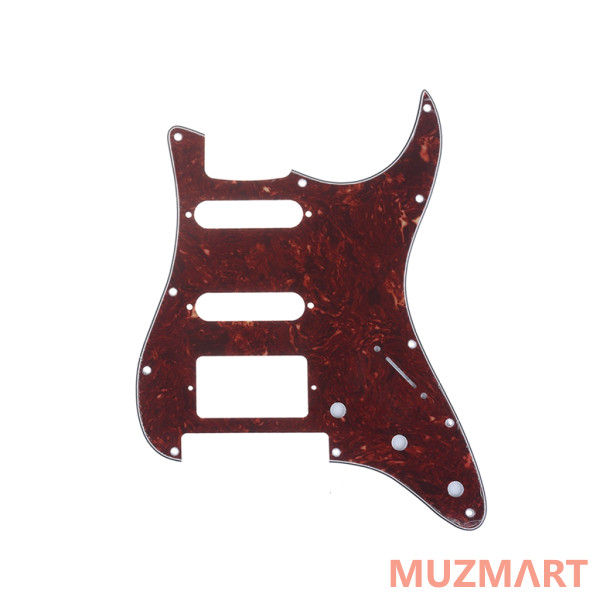 Musiclily MX1380BT Защитная накладка гитары Fender Stratocaster HSS, 4 слоя, черепаший панцирь