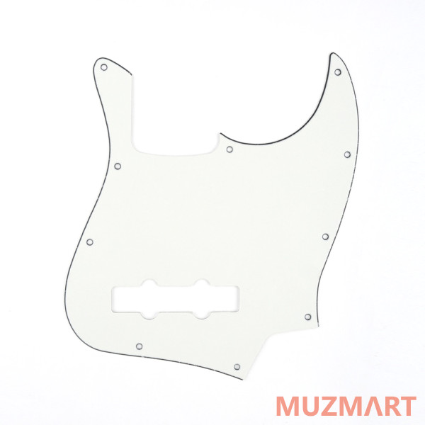 Musiclily MX0402 Защитная накладка бас-гитары Jazz Bass, 3 слоя, белая