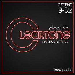 Cleartone 9409-7 Heavy Series Комплект струн для 7-струнной электрогитары, никелированные, с покрытием, 9-52