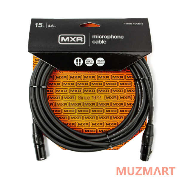 Dunlop DCM15 MXR Микрофонный кабель, 4.5м