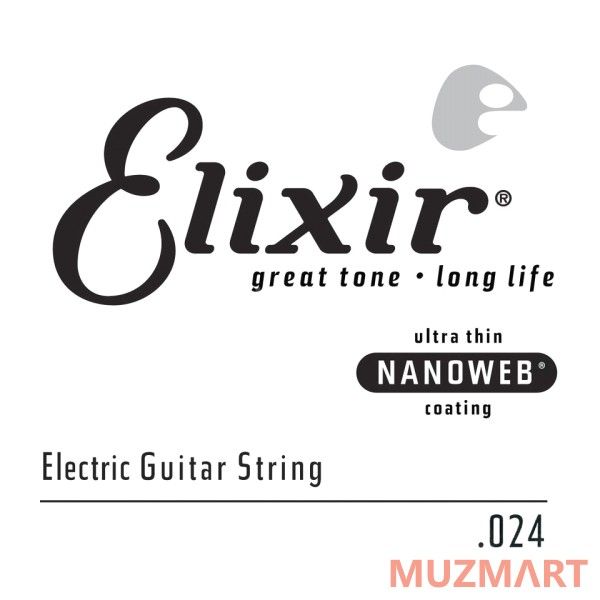 Elixir 15224 Одиночная струна для электрогитары