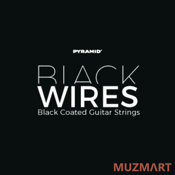 Pyramid 441/443 Black Wires Комплект струн для электрогитары, никелированные, 10-48