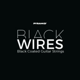 Pyramid 444100 Black Wires Комплект струн для 7-струнной электрогитары, 10-56