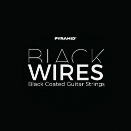 Pyramid BW1076-8 Black Wires Комплект струн для 8-струнной электрогитары