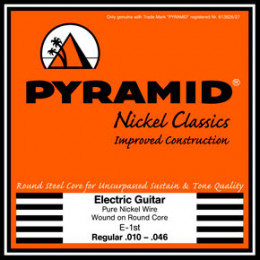 Pyramid 454100 Nickel Classics Комплект струн для электрогитары, никель, 12-54